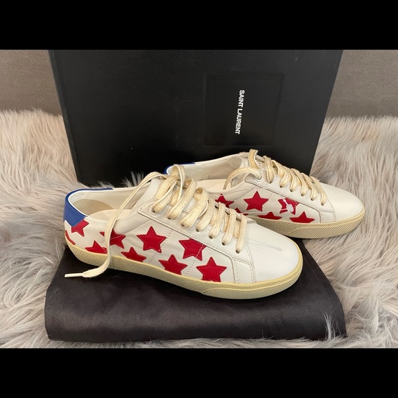 Saint Laurent Court Classic SL/06 Star Sneaker35.5 - Picture 7 of 9
